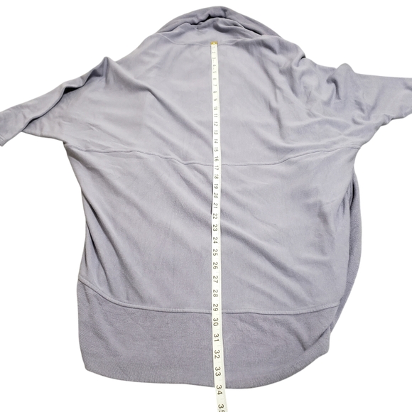 Athleta Ethereal Cocoon Wrap Cardigan Purple Sz S/M - Picture 10 of 13